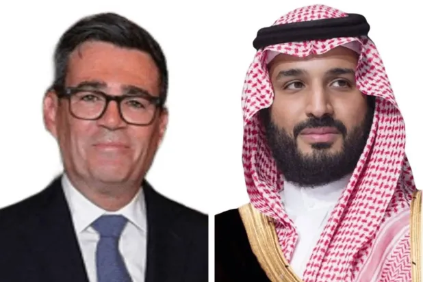 محمد بن سلمان يتلقى رسالة من بيرنهام