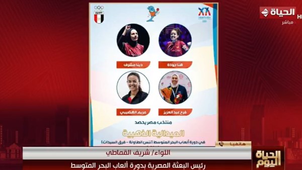 دورة ألعاب البحر المتوسط| رئيس البعثة المصرية: نطمح لحصد المزيد من الميداليات في رفع الأثقال والكاراتيه