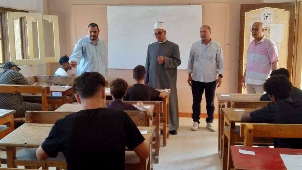 انتظام أعمال امتحانات الدور الثاني للشهادتين الابتدائية و الإعدادية الأزهرية بشمال سيناء