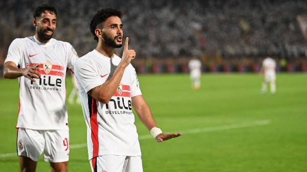 حسام أشرف رجل مباراة الزمالك والسويس بتروجت