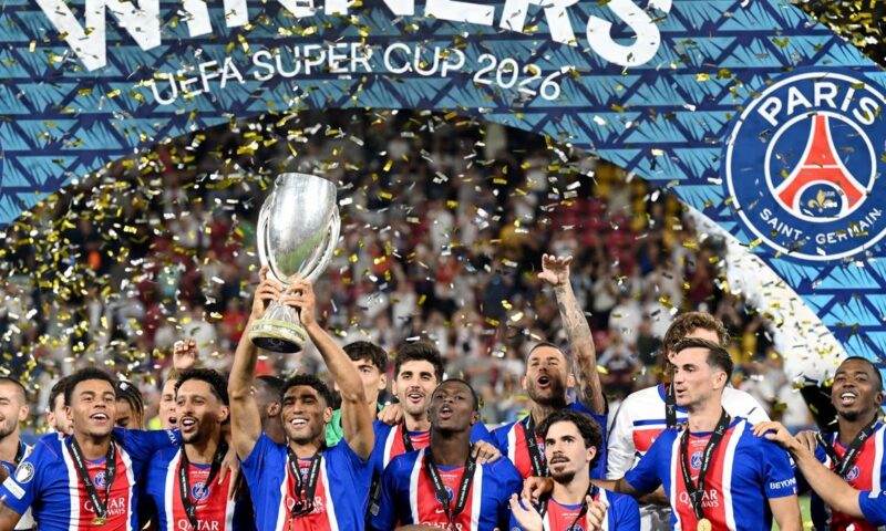 باريس يتوج بكأس السوبر الأوروبية على حساب أستون فيلا