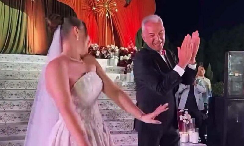محمود حميدة يقدم رقصة عمرها 32 عاماً في زفاف ابنته