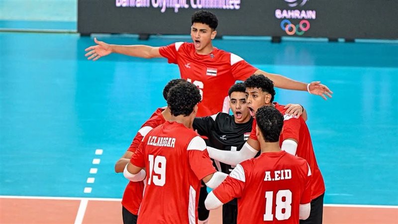 منتخب الناشئين يواصل انطلاقته القوية في البطولة العربية للكرة الطائرة بفوز جديد أمام السعودية