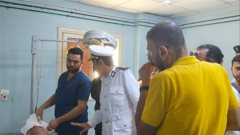 إصابة 15 فرد شرطة في انقلاب ميكروباص بطريق المنصورة جمصة