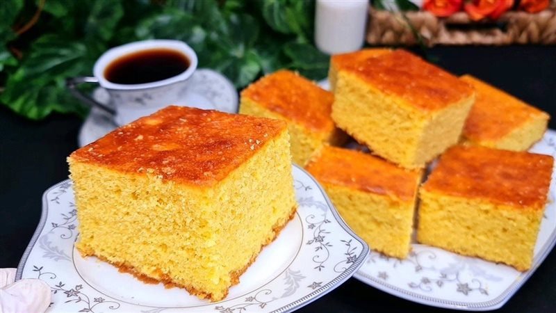طريقة عمل كيكة البسيسة بنكهة البرتقال، لذيذة وسهلة التحضير