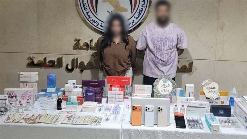 انتحلت صفة طبيبة، ضبط سيدة وزوجها يديران عيادة تجميل غير مرخصة بمدينة نصر