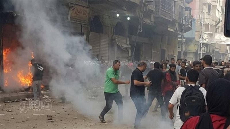 قوات الحماية المدنية تسيطر على حريق التهم محل أحذية في محافظة الغربية