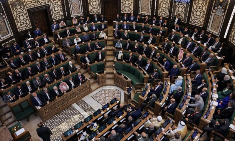 ممثلة وأكاديمية وروائية ومنقّبة في أول برلمان سوري بعد سقوط الأسد