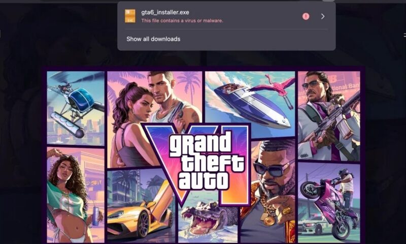 تحذير للاعبين.. نسخة تجريبية مزيفة من GTA 6 تخفي برمجيات خبيثة