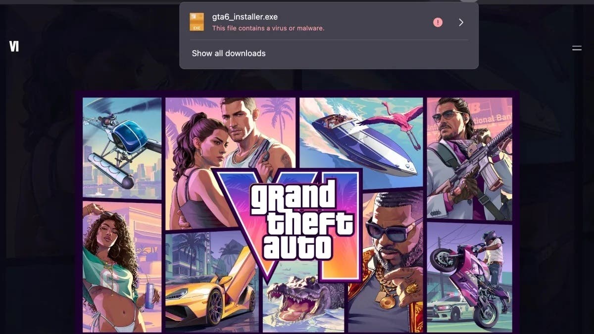 تحذير للاعبين.. نسخة تجريبية مزيفة من GTA 6 تخفي برمجيات خبيثة