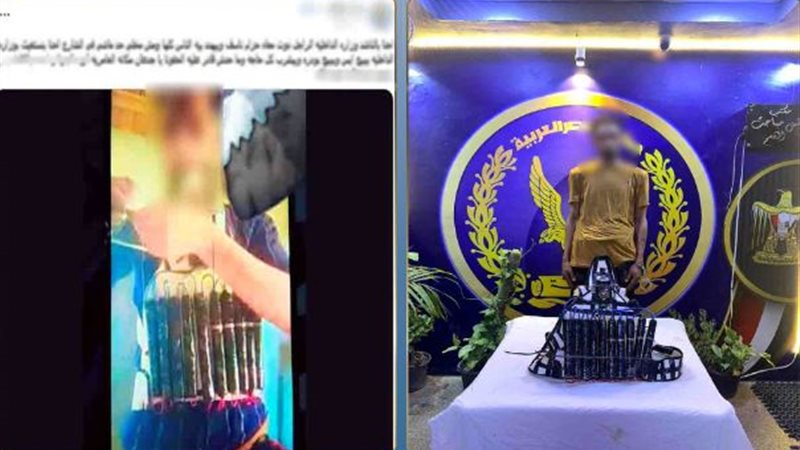 أراد الشهرة فصنع حزاما ناسفا، سقوط صاحب الصورة التي أثارت الجدل بالإسكندرية