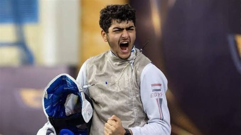 دورة ألعاب البحر المتوسط، عبد الرحمن طلبة يتأهل لربع نهائي سلاح الشيش