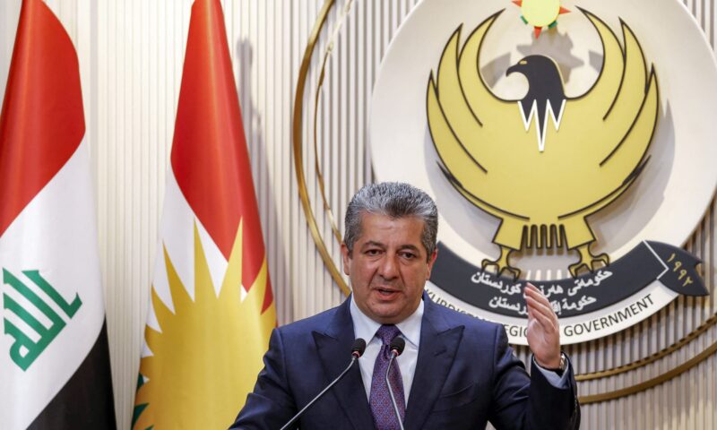إقليم كردستان: طائرتان مسيرتان إيرانيتان استهدفتا مكتب مسرور برزاني