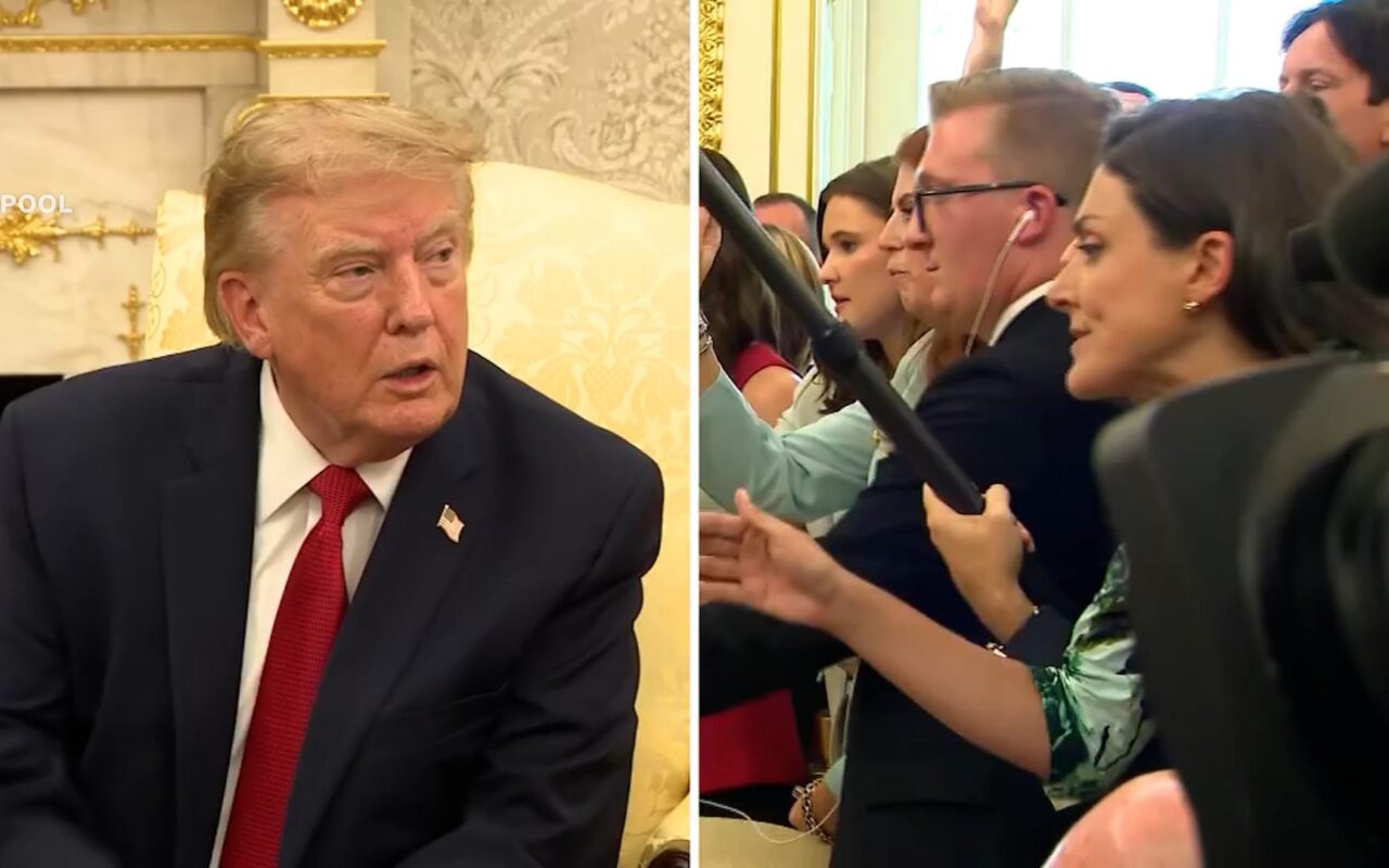 “اصمتي!”.. ترامب يهاجم مراسلة CNN ويصفها بالـ”مزعجة”
