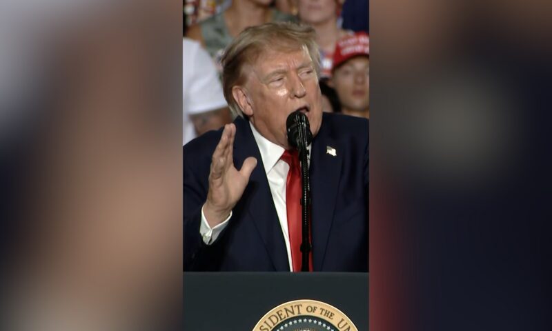 ترامب لأنصاره: تظاهروا بأن اسمي على بطاقة الاقتراع