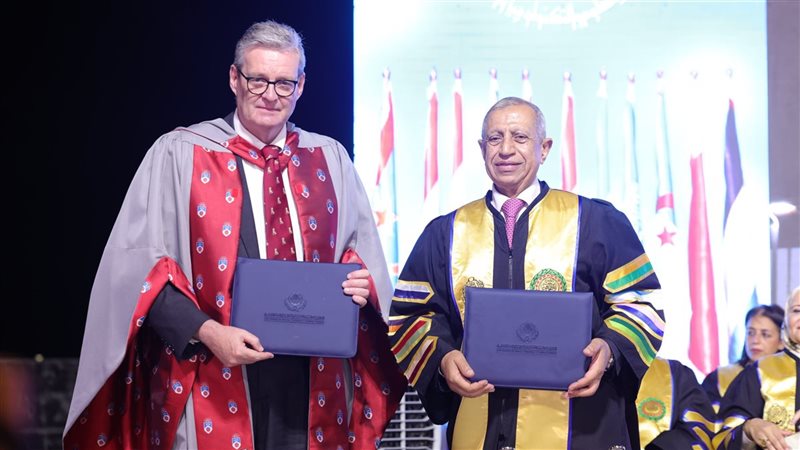 “الأكاديمية العربية” توقع اتفاقية الدرجة المزدوجة مع جامعة لانكشاير البريطانية