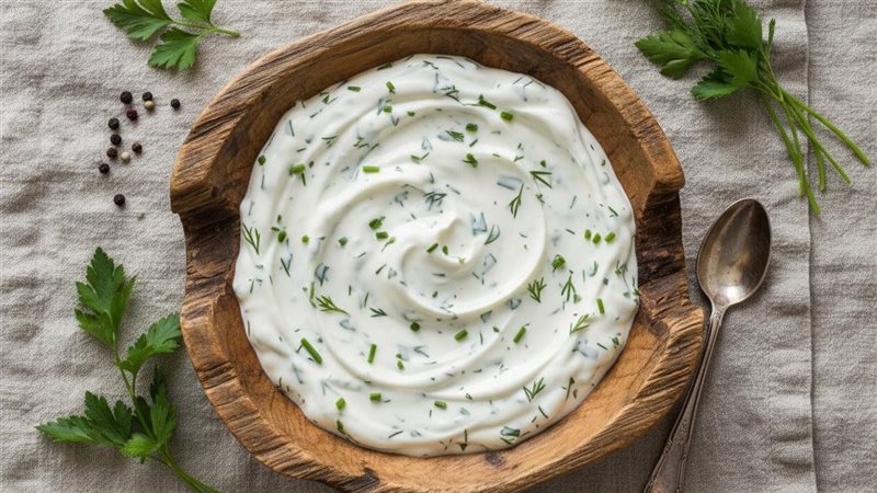 طريقة عمل صوص الرانش في المنزل بأقل تكلفة
