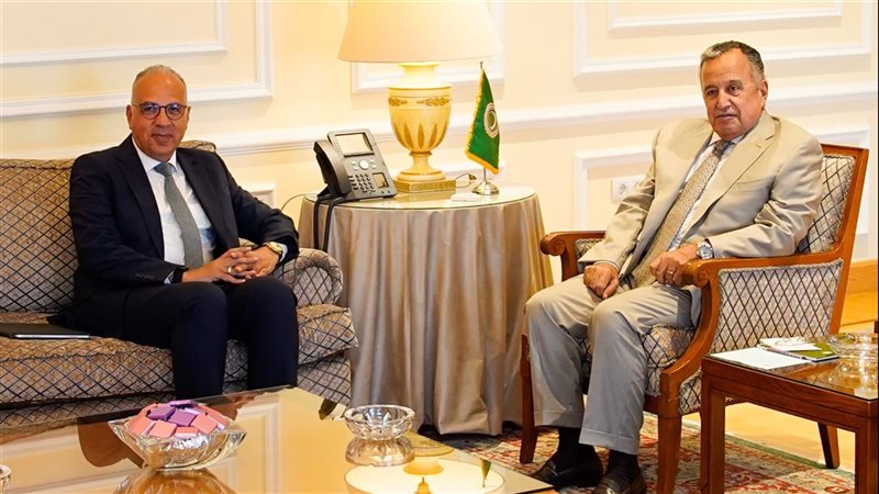 أمين جامعة الدول العربية يبحث مع وزير الموارد المائية أولويات الأمن القومي العربي