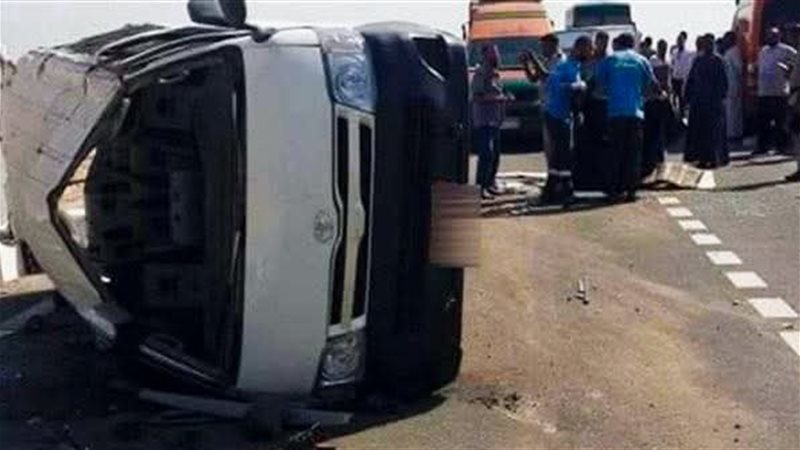 المعاينة: انفجار إطار السيارة وراء مصرع إصابة 7 أشخاص أعلى دائري البساتين