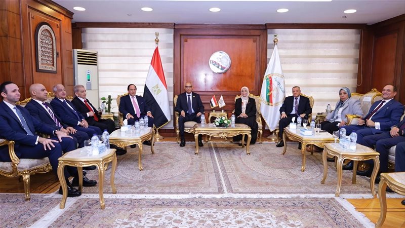 رئيسة النيابة الإدارية تستقبل رئيس مجلس الدولة