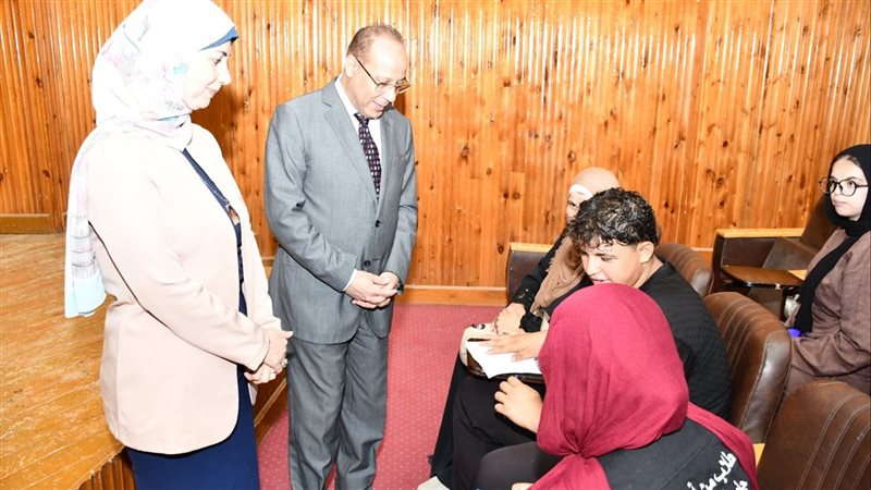 567 طالبًا استفادوا من الخدمات، انتهاء أعمال المرحلة الثانية بمكتب التنسيق الفرعي بجامعة القناة