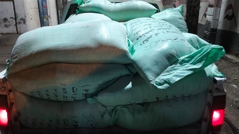 إحباط محاولة تهريب 2.8 طن دقيق بلدي مدعم للسوق السوداء بالفيوم