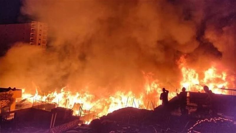 إخماد حريق شب في غرفة مخصصة للمسعفين بالوحدة المحلية لدار السلام بالفيوم