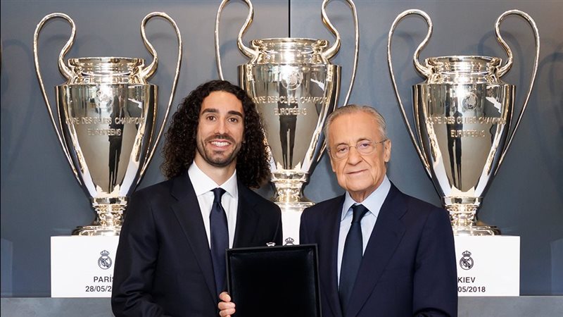 ريال مدريد يقدم مارك كوكوريلا رسميًا بحضور فلورنتينو بيريز