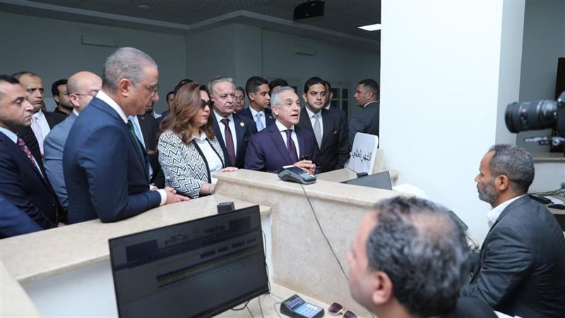العدل والتنمية المحلية والبيئة يشهدان تشغيل فرع توثيق «الودي» بالصف