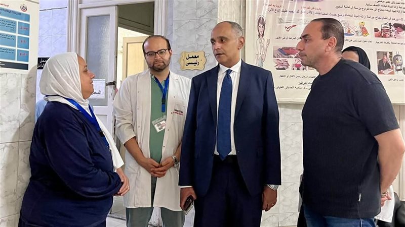 وكيل وزارة الصحة بالإسكندرية يتفقد مستشفى الرمد العام ويطلع على خدماتها التخصصية