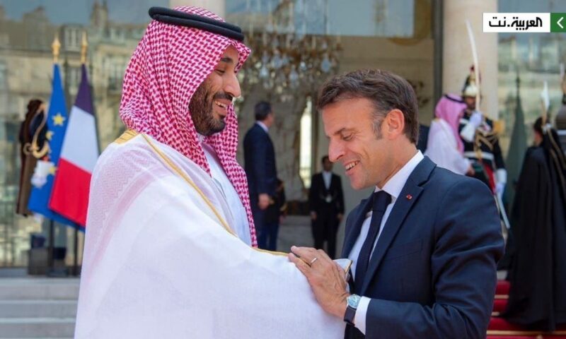 ماكرون: زيارة ولي العهد السعودي إلى فرنسا خطوة مهمة لتعزيز السلام والاستقرار
