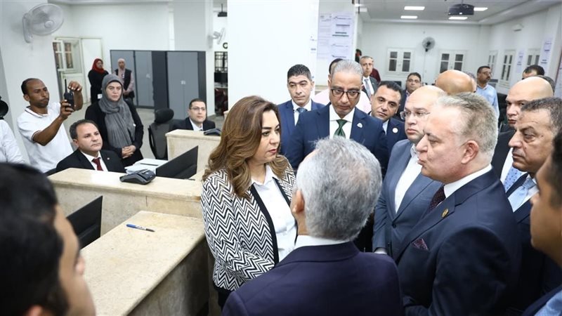 وزيرا العدل والتنمية المحلية والبيئة يشهدان بدء تشغيل فرع توثيق الودي بالصف