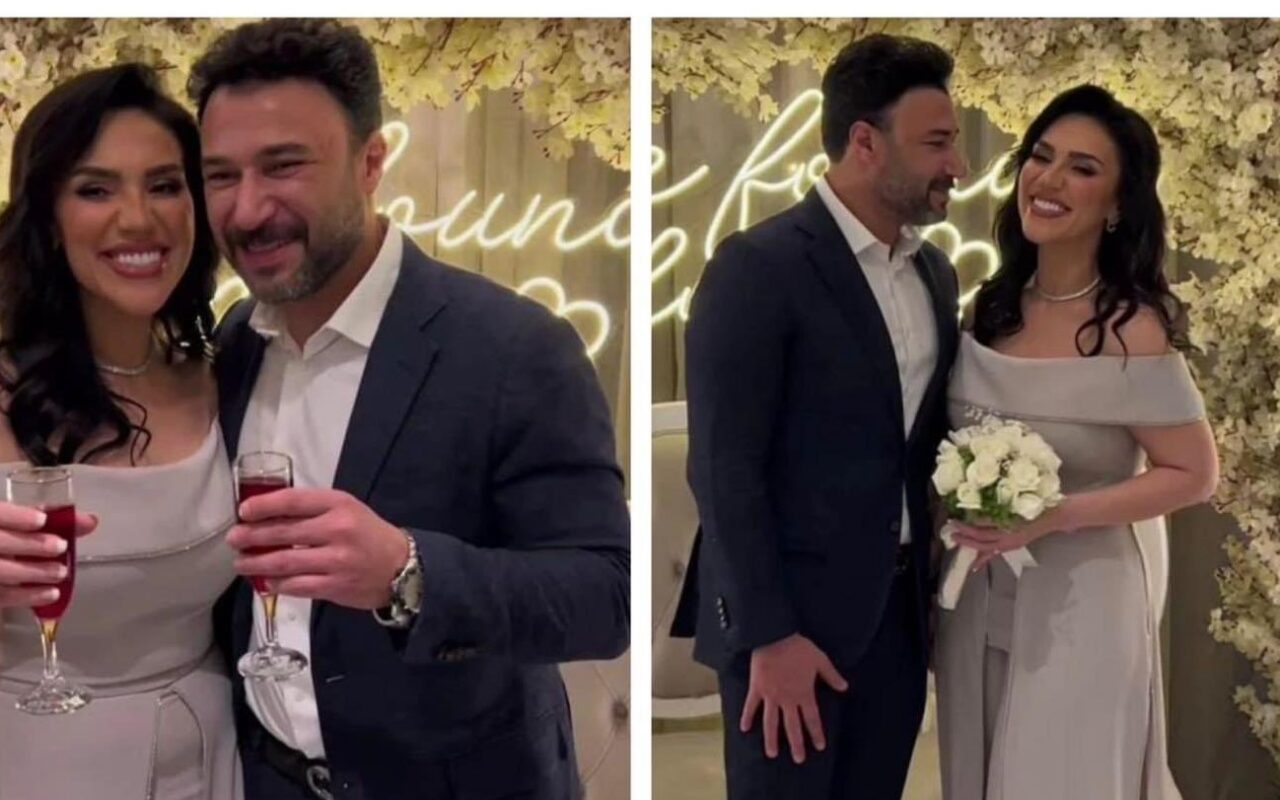 مي فاروق تحتفل بعيد ميلاد زوجها محمد العمروسي برسالة رومانسية