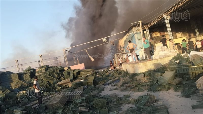 14مصابًا في حريق مصنع موالح بمنيا القمح، ومحافظ الشرقية يوجه بفحص التوصيلات الكهربائية (صور)