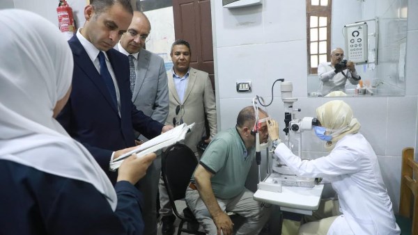 نائب وزير الصحة يتفقد مستشفى رمد قلاوون لمتابعة أعمال التطوير
