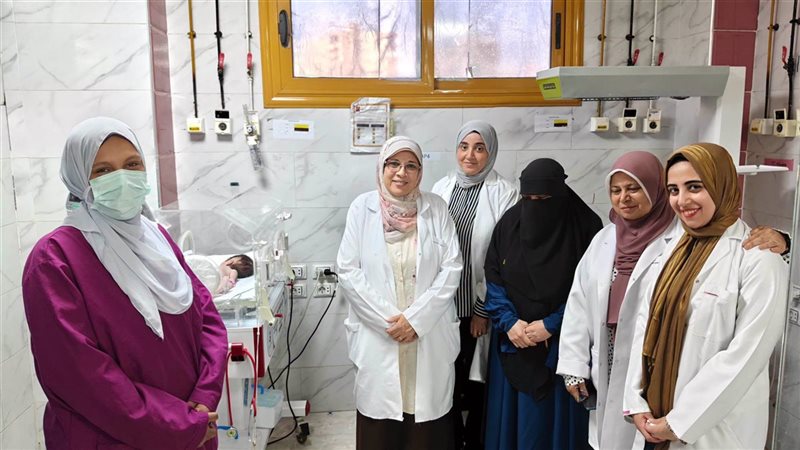 مستشفى الزقازيق العام ينقذ حياة طفل أنابيب