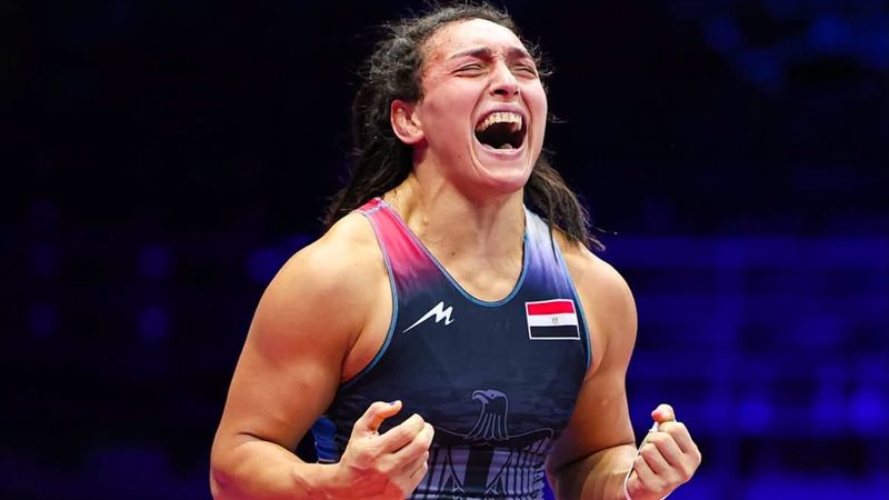 سمر حمزة تتأهل إلى نهائي المصارعة في دورة ألعاب البحر المتوسط