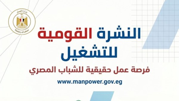 العمل تعلن عن توفير 3032 فرصة تشغيل في 9 محافظات.. تعرف عليهم