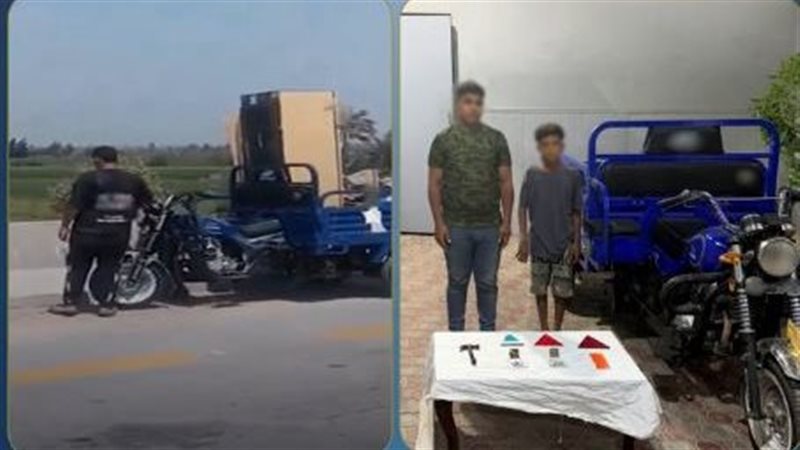 السوشيال ميديا تفضح اللصوص، ضبط عاطل سرق هاتفا وعاملَي خردة استوليا على عواكس طريق سريع