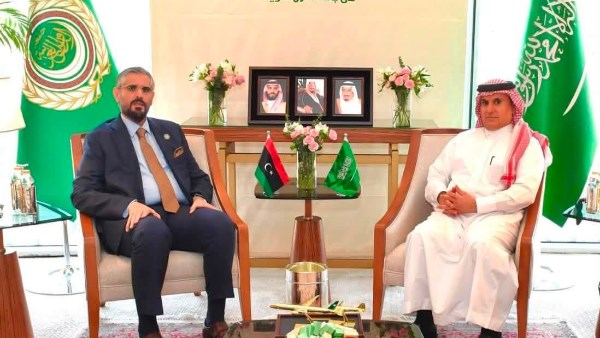 ثابت والمطر يبحثان في القاهرة سبل تعزيز العلاقات الليبية السعودية
