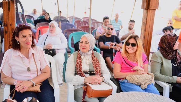 إيمان كريم تتفقد شاطئ أبطال التحدي بالإسكندرية وتتابع تيسير الخدمات