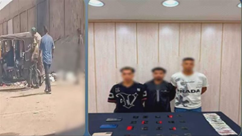 فيديو يكشف المستور، سقوط عاطلين بتهمة ترويج المخدرات بواسطة توك توك في المعصرة