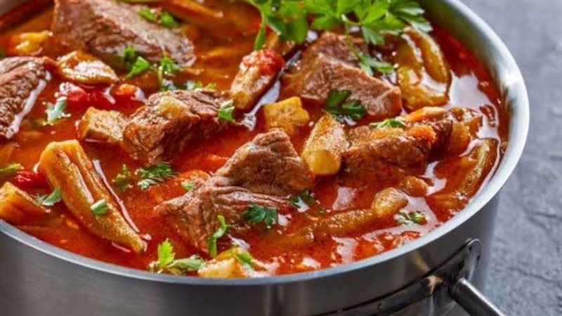 طريقة عمل البامية باللحمة لغداء شهي بطعم أيام زمان