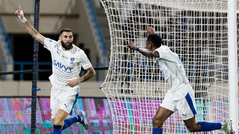 الدوري السعودي، الهلال يتقدم على الفيحاء بهدف في الشوط الأول