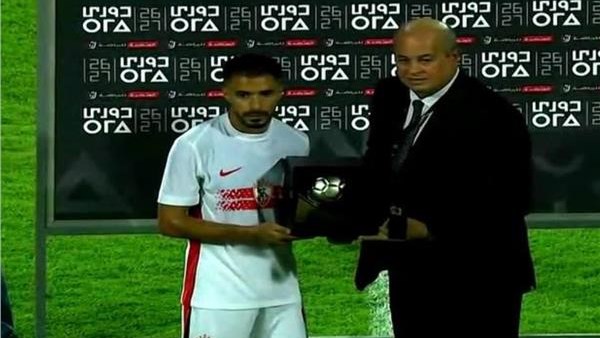 عمر جابر أفضل لاعب في مباراة الزمالك والاتحاد السكندري بالدوري