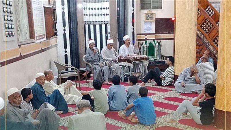 أوقاف قنا تواصل احتفالات المولد النبوي الشريف في 33 مسجدا