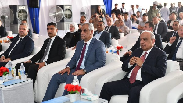 وزير الإنتاج الحربي يشارك في وضع حجر أساس مصنع Sungrow لأنظمة تخزين الطاقة