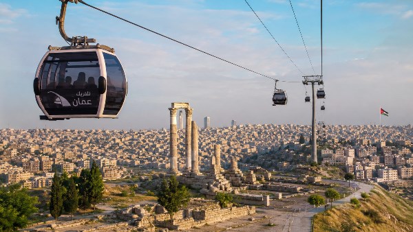 تلفريك عمان يقترب من التنفيذ.. الحكومة الأردنية تعلن بدء أعمال التصميم