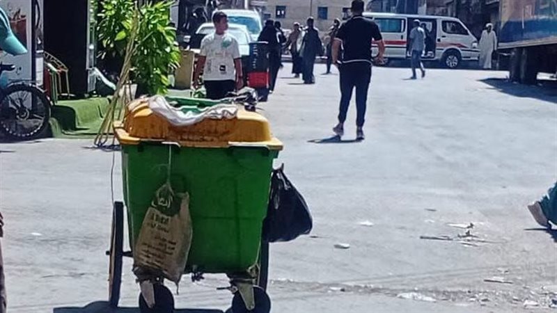 محلي نجع حمادي يواصل حملات النظافة اليومية ويرفع أكثر من 76 طنًّا من القمامة والمخلفات