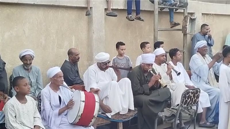 كما صورتها جدران معابد الفراعنة، شاهد فن التحطيب في دشنا على أنغام المزمار البلدي